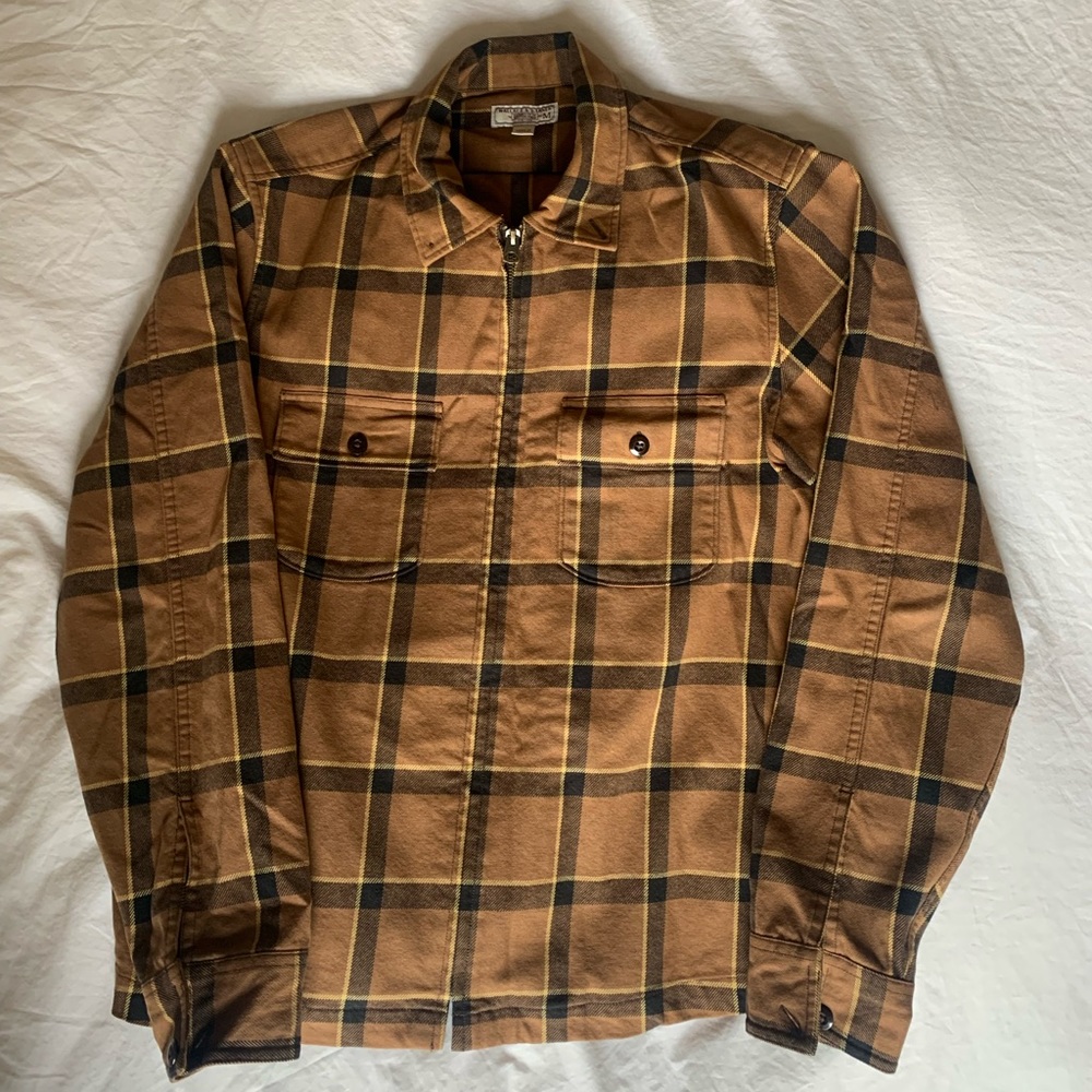 Wallace & Barnes Light Plaid Cotton Jacket